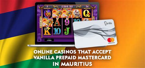 online casino that accepts vanilla mastercard